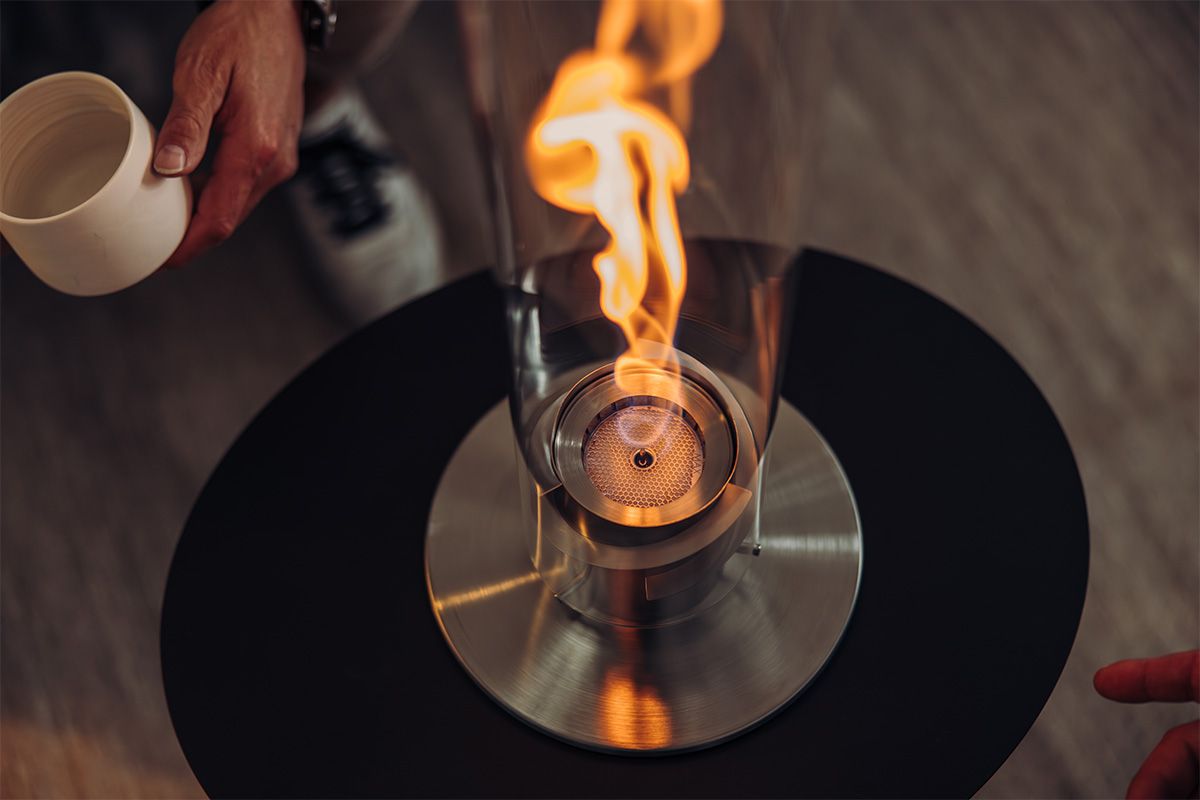 Höfats - SPIN 1200 - Bio-Burner mit Eco-Ring und Löschdeckel