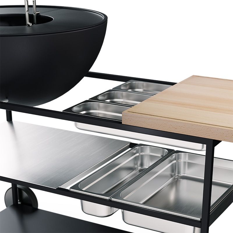 Höfats - FIRE KITCHEN - Edelstahlbehälter-Set (5-teilig)