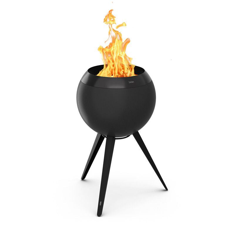 Höfats - MOON 45 all black - Plancha-Grillset hoch