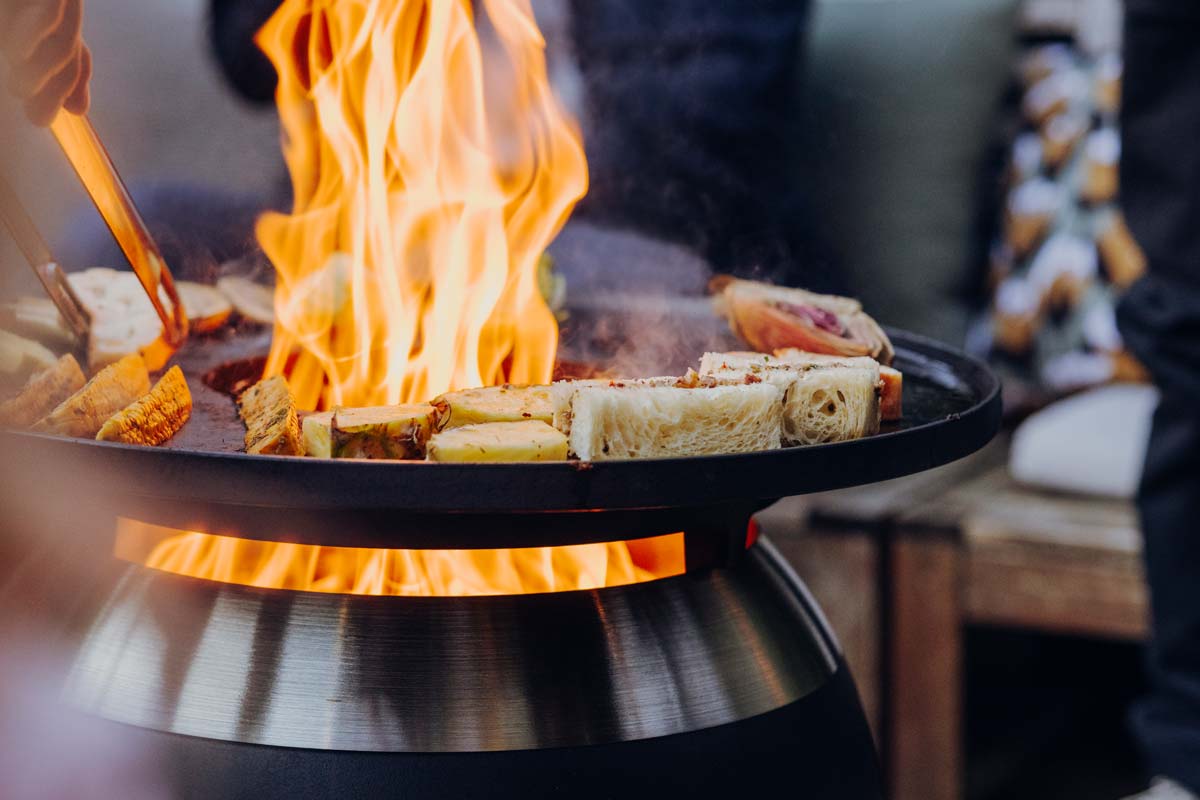 Höfats - MOON 45 - Plancha-Grillset niedrig
