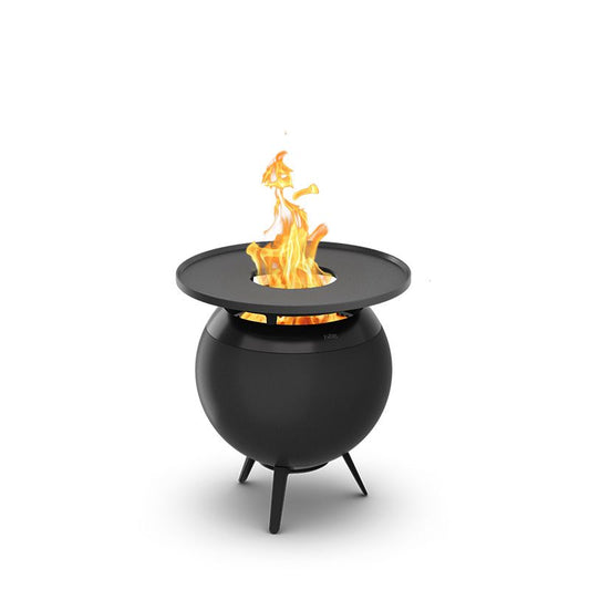 Höfats - MOON 45 all black - Plancha-Grillset niedrig