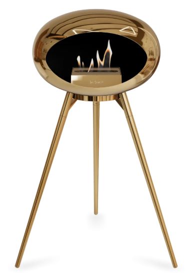 Le Feu - Chromed Rose Gold Ground Wood High