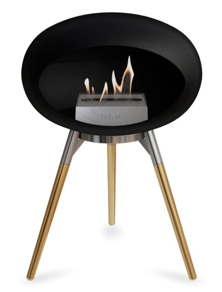 Le Feu - Black Ground Wood Low