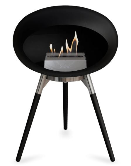 Le Feu - Black Ground Wood Low