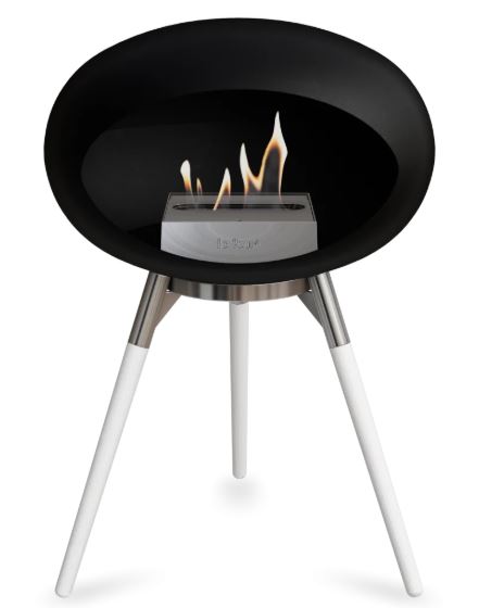 Le Feu - Black Ground Wood Low
