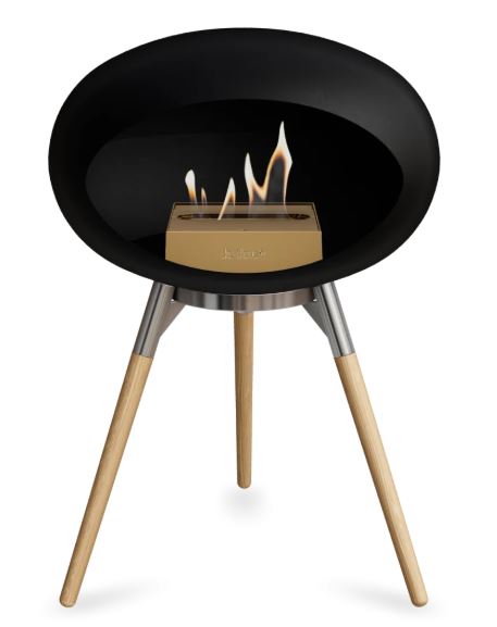 Le Feu - Black Ground Wood Low