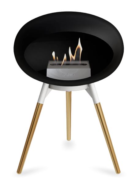 Le Feu - Black Ground Wood Low