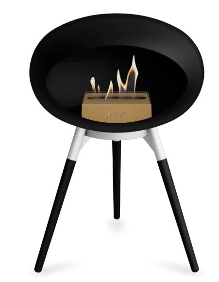Le Feu - Black Ground Wood Low