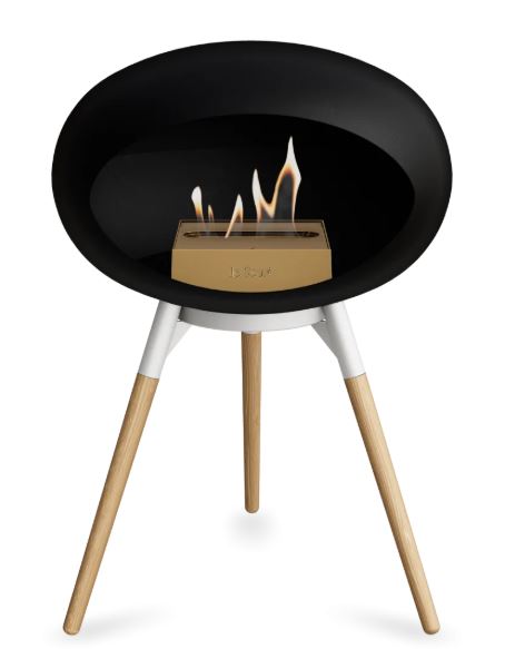 Le Feu - Black Ground Wood Low