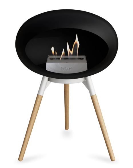 Le Feu - Black Ground Wood Low