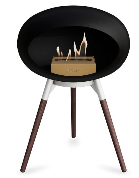 Le Feu - Black Ground Wood Low