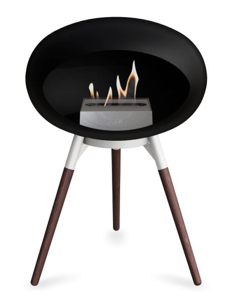 Le Feu - Black Ground Wood Low