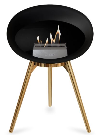 Le Feu - Black Ground Wood Low