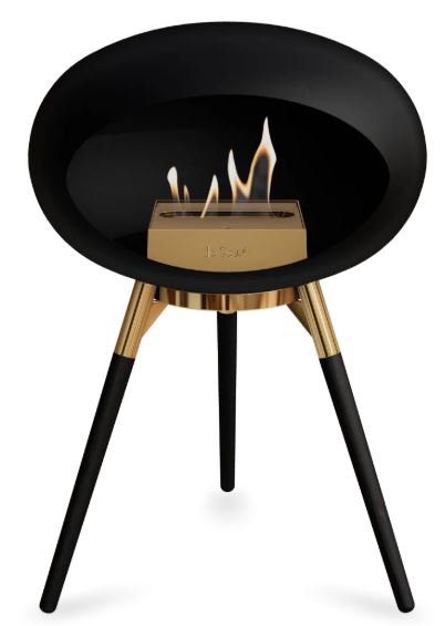 Le Feu - Black Ground Wood Low