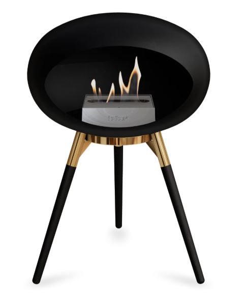 Le Feu - Black Ground Wood Low
