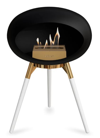 Le Feu - Black Ground Wood Low