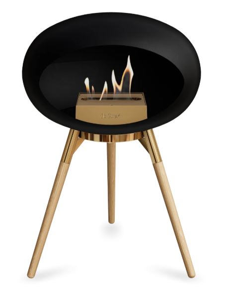 Le Feu - Black Ground Wood Low