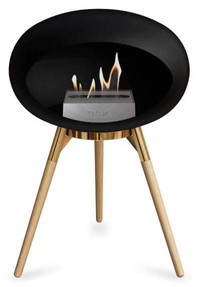 Le Feu - Black Ground Wood Low
