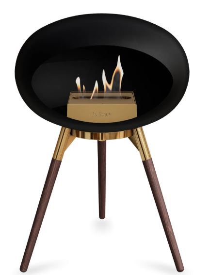 Le Feu - Black Ground Wood Low