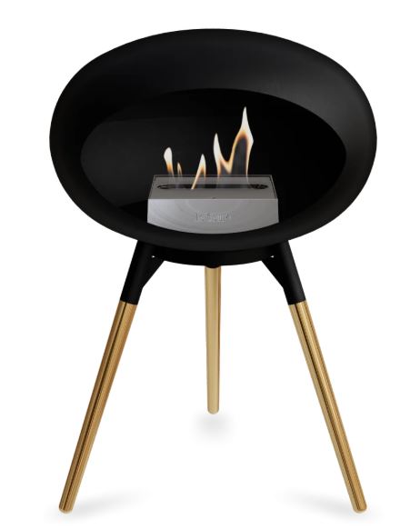 Le Feu - Black Ground Wood Low