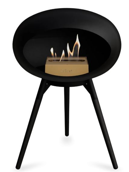 Le Feu - Black Ground Wood Low