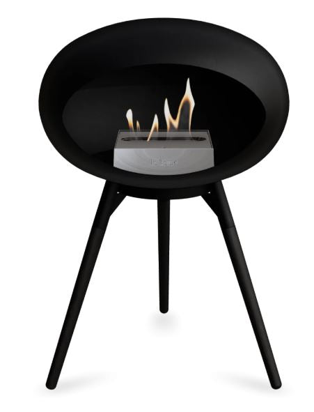 Le Feu - Black Ground Wood Low