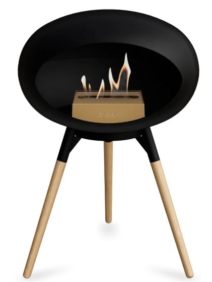 Le Feu - Black Ground Wood Low
