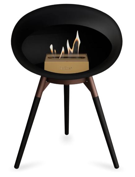 Le Feu - Black Ground Wood Low