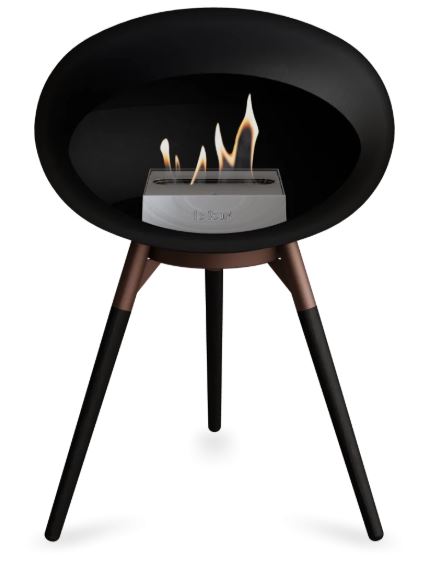 Le Feu - Black Ground Wood Low