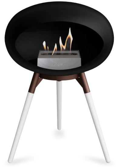 Le Feu - Black Ground Wood Low