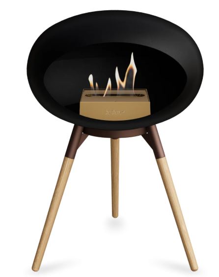 Le Feu - Black Ground Wood Low