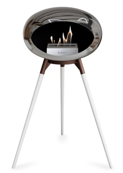 Le Feu - Chromed Silver Ground Wood High