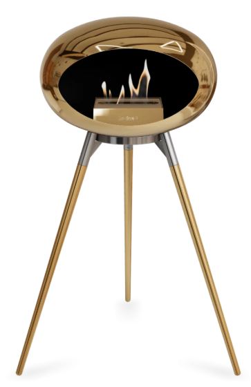 Le Feu - Chromed Rose Gold Ground Wood High