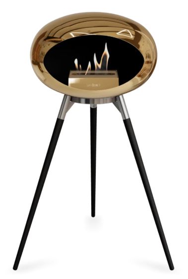 Le Feu - Chromed Rose Gold Ground Wood High