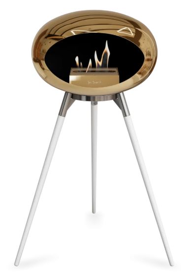 Le Feu - Chromed Rose Gold Ground Wood High