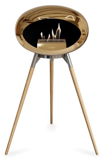 Le Feu - Chromed Rose Gold Ground Wood High