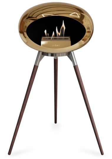 Le Feu - Chromed Rose Gold Ground Wood High