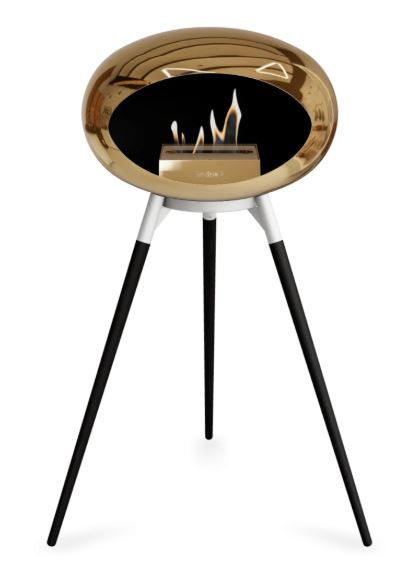 Le Feu - Chromed Rose Gold Ground Wood High