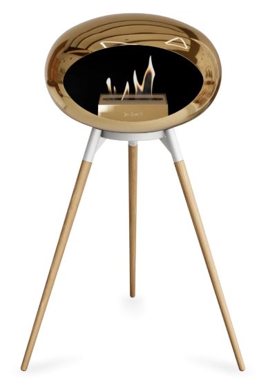 Le Feu - Chromed Rose Gold Ground Wood High