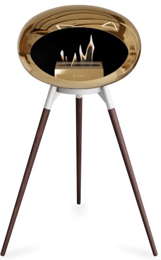 Le Feu - Chromed Rose Gold Ground Wood High