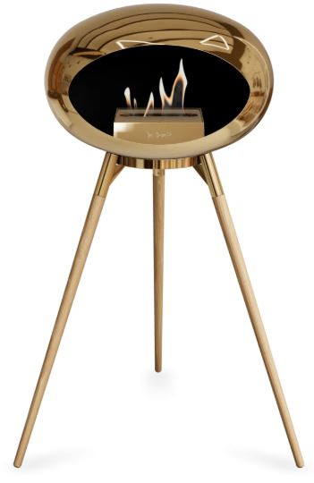 Le Feu - Chromed Rose Gold Ground Wood High