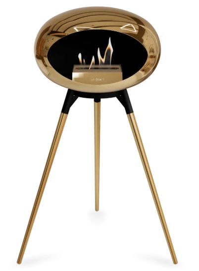 Le Feu - Chromed Rose Gold Ground Wood High