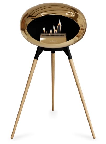 Le Feu - Chromed Rose Gold Ground Wood High