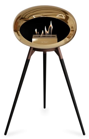 Le Feu - Chromed Rose Gold Ground Wood High