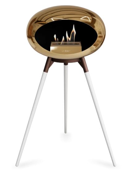 Le Feu - Chromed Rose Gold Ground Wood High