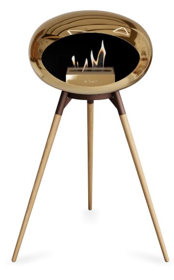 Le Feu - Chromed Rose Gold Ground Wood High