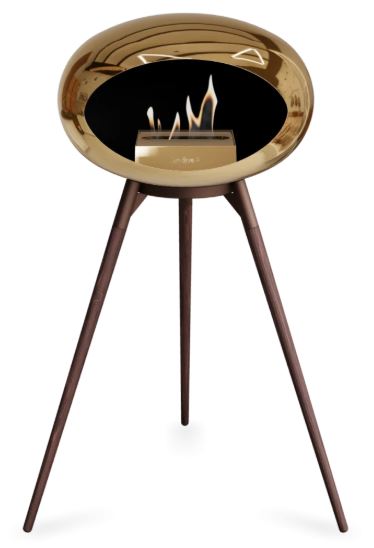 Le Feu - Chromed Rose Gold Ground Wood High
