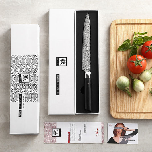 ZAYIKO Serie "BlackEdition" - Tranchier- und Fleischmesser