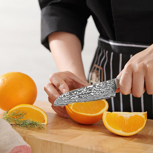 ZAYIKO Serie "Kinone" - Kleines Santokumesser