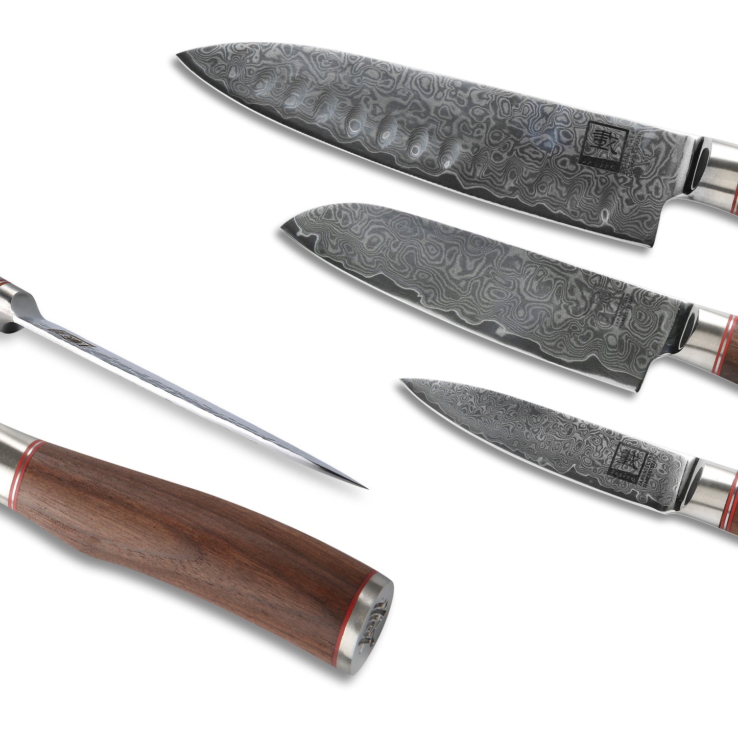 ZAYIKO Serie "Kurumi" - 3er Messerset